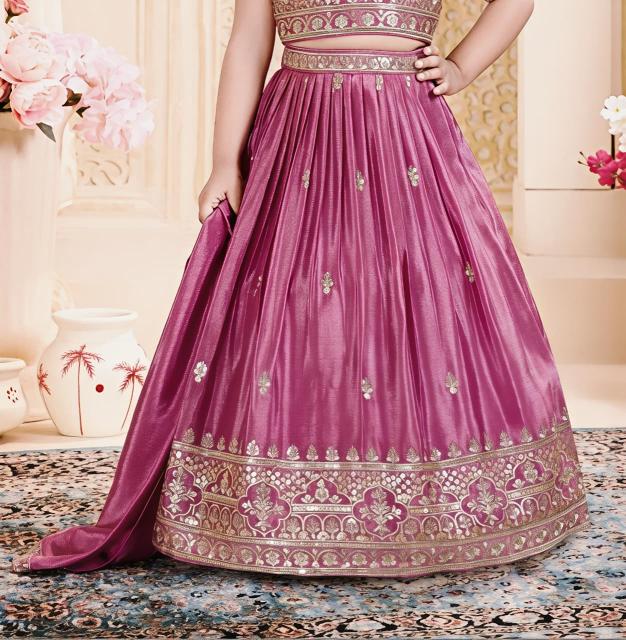 PRESENTING NEW DESIGNER Chinon Silk Children wear wholesalers in Gujarat